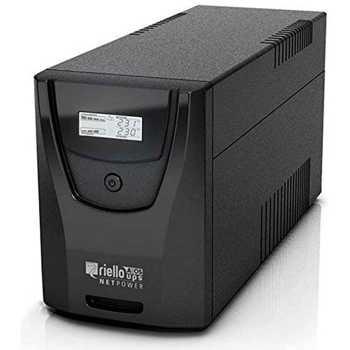 Riello Net Power UPS 1500VA 900W - Tecnologia Line Interactive - USB, RS-232, 6x IEC 320