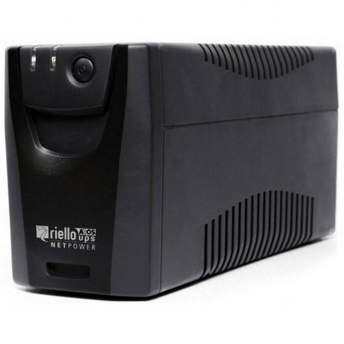 Riello Net Power UPS 600 VA/360W - Tecnologia Line Interactive - USB, 4x IEC 320