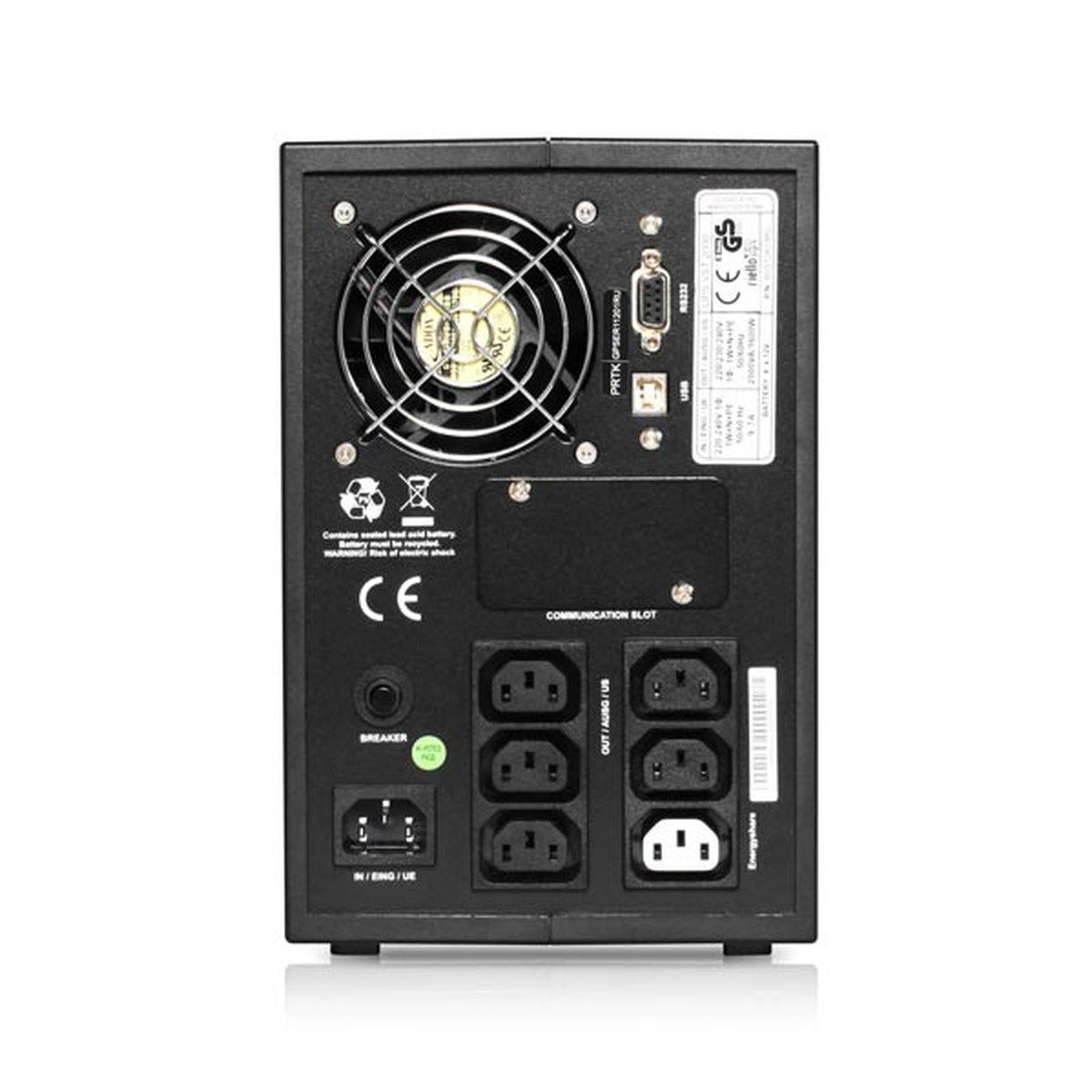 Riello Vision Tower 1500 UPS 1500VA 1200W - 10` Line Interactive 6x IEC 320, USB 2.0, RS-232