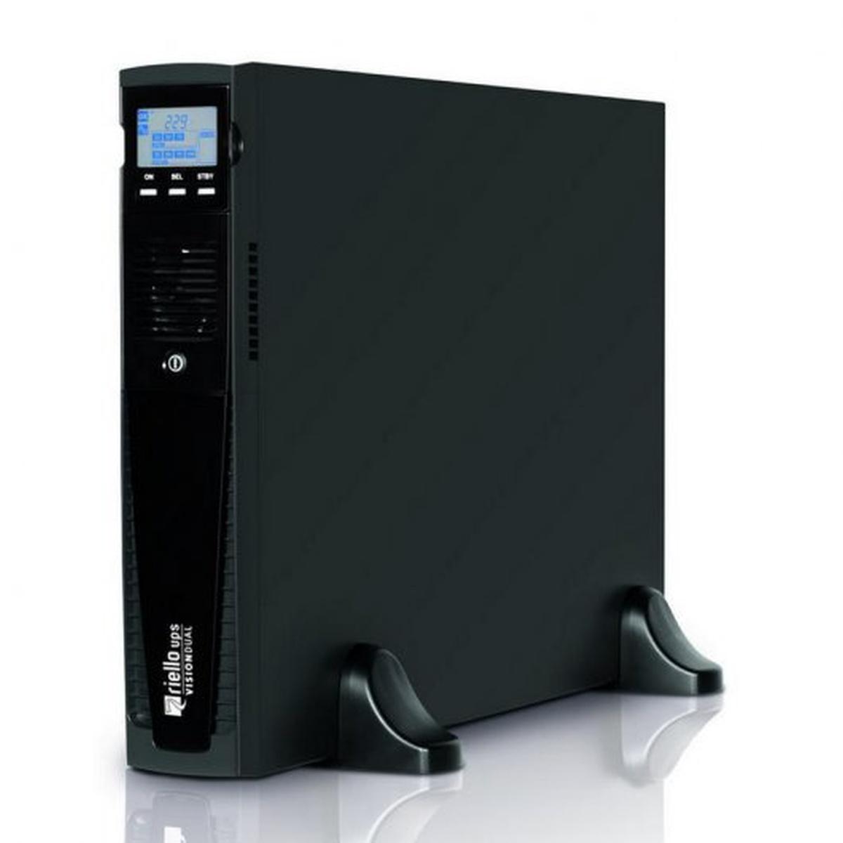 Riello Vision Dual UPS 1500VA 1350W - 10` Line Interactive 8x IEC 320, USB 2.0, RS-232