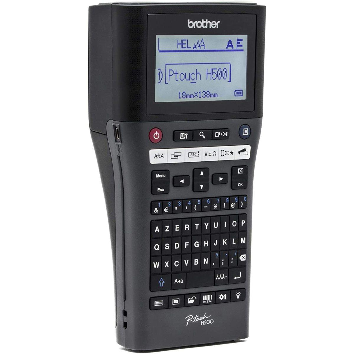 Brother PTH500 Stampante Elettronica Portatile Professionale per Etichette