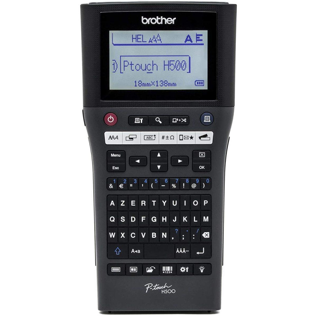 Brother PTH500 Stampante Elettronica Portatile Professionale per Etichette