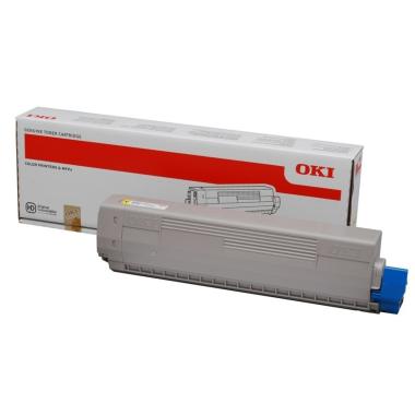Toner Originale (44844613) OKI C822 (7,3K) GIALLO