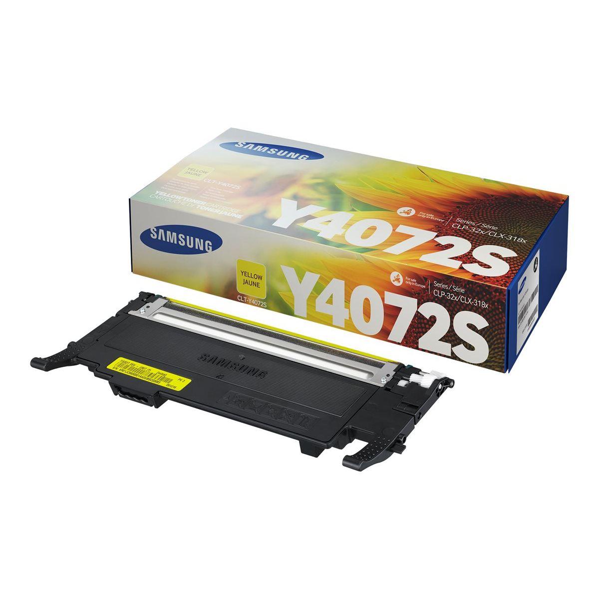 Toner Originale (CLT-Y4072S, SU472A) SAMSUNG CLP320 (1K) GIALLO