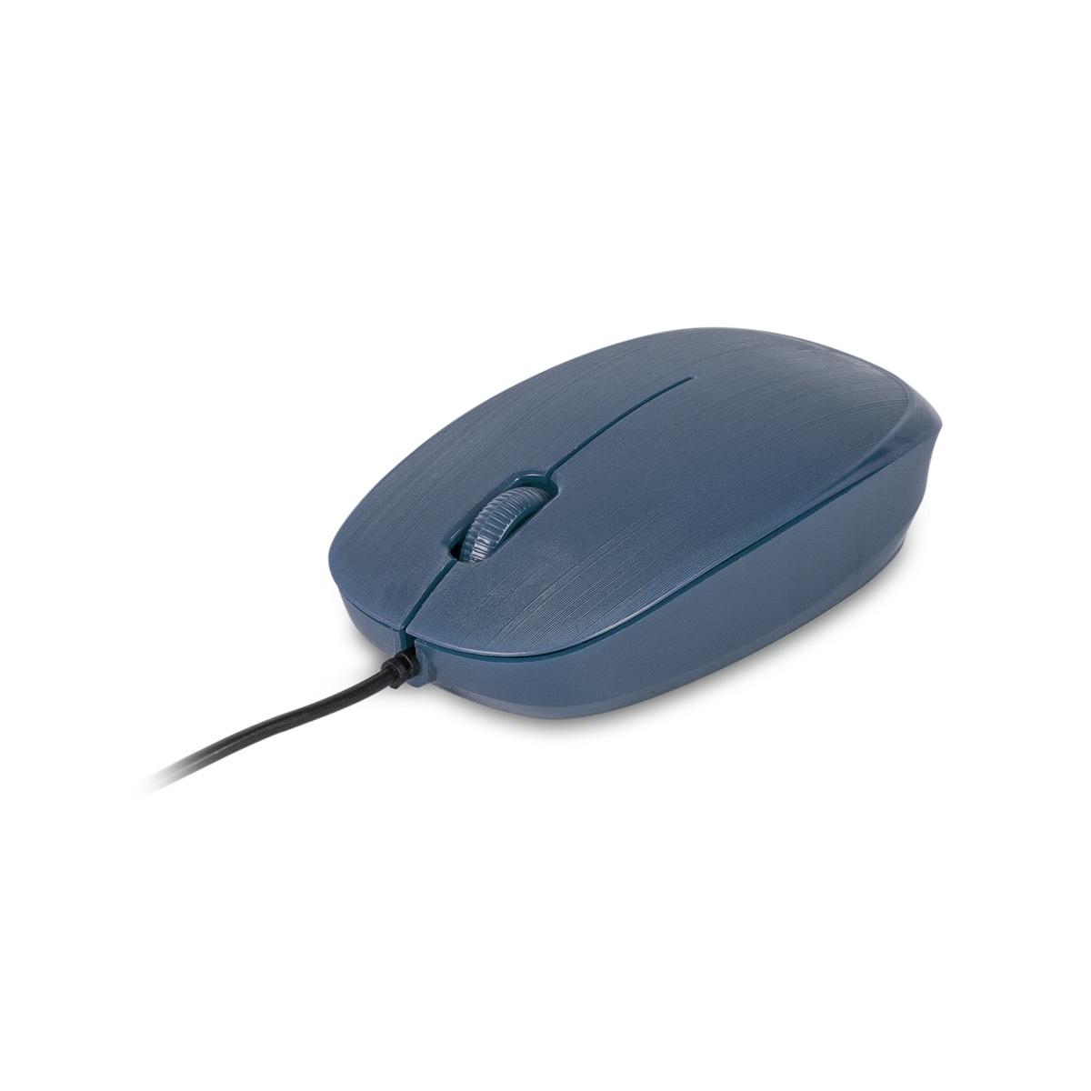 Mouse USB NGS Flame 1000dpi - 3 Pulsanti - Uso Ambidestro - Colore Blu