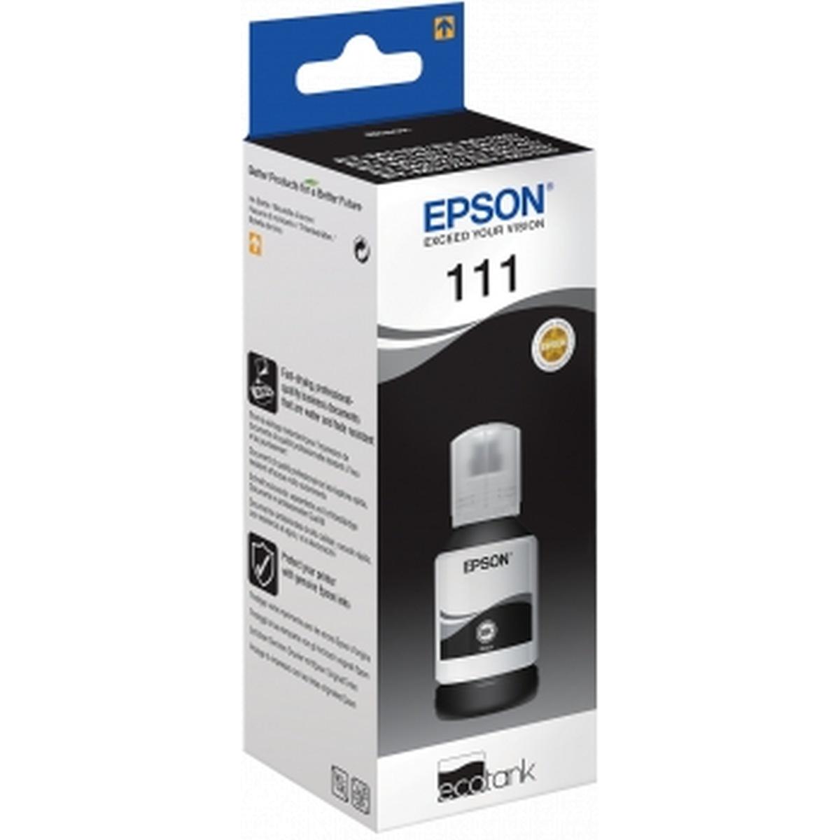 Inchiostro Originale (111, C13T03M140) EPSON ECOTANK ET-M1100 (6K) NERO