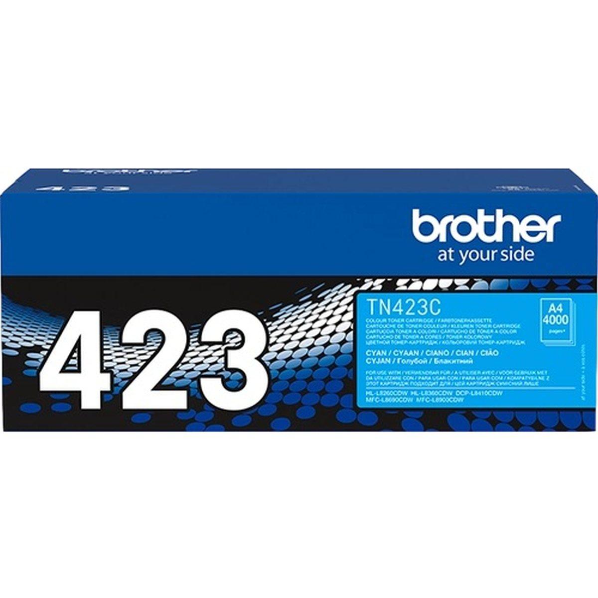 Toner Originale (TN423, TN423C) per BROTHER DCP-L8410CDN (4K) CIANO