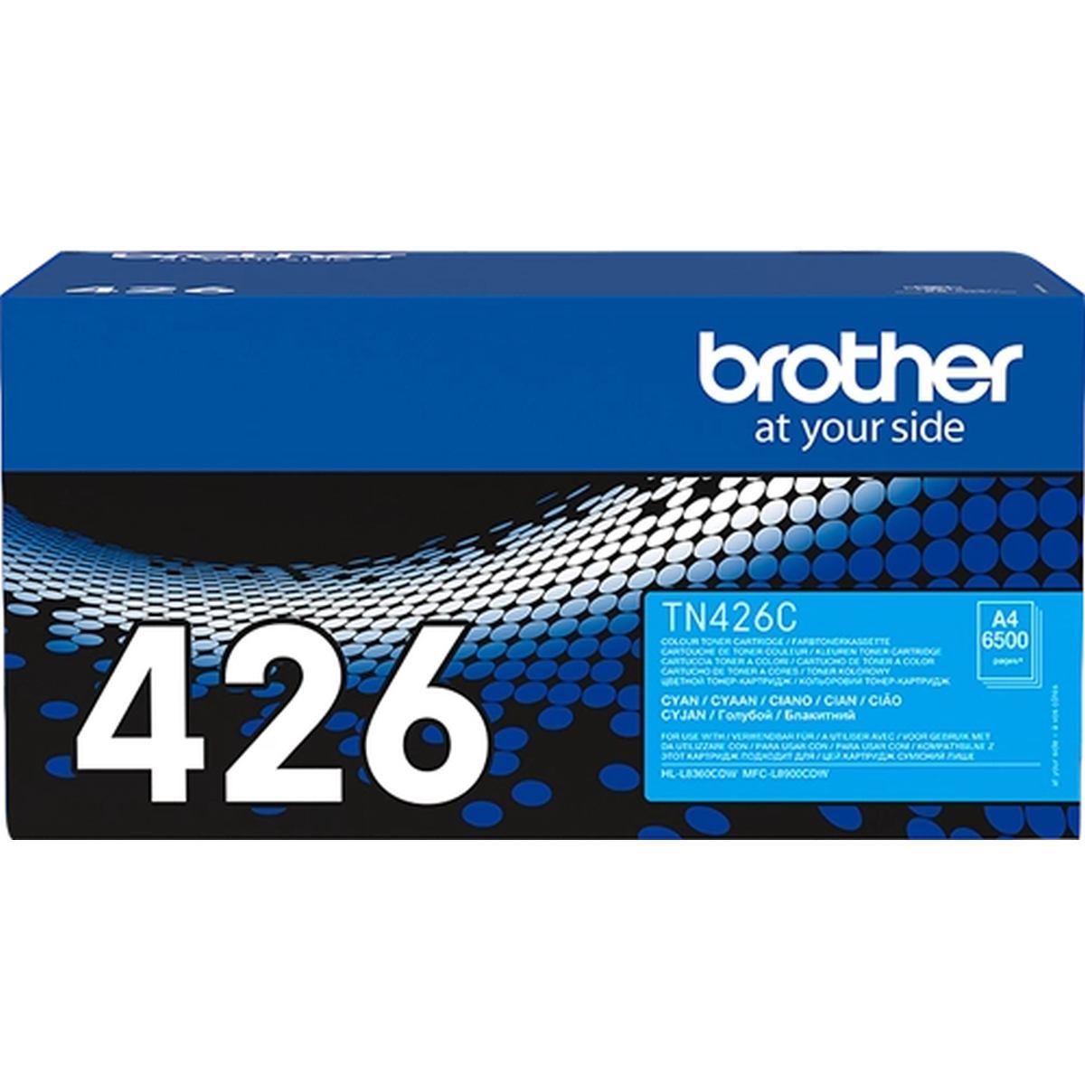 Toner Originale (TN426, TN426C) per BROTHER HL-L8360CDW (6,5K) CIANO