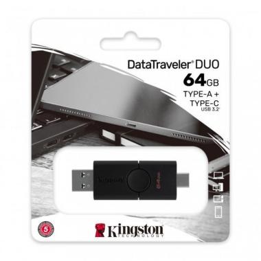 Pendrive Kingston DataTraveler Duo USB-A + USB-C 64 GB - 3.2 Gen 1