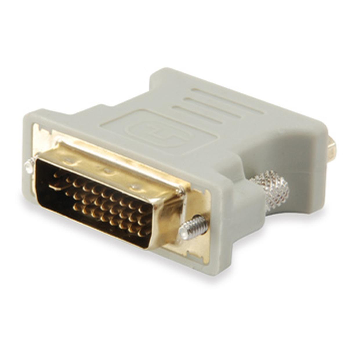 Adattatore Equip DVI-A maschio a VGA femmina HDB15 - Supporta risoluzioni fino a 1280 x 1024