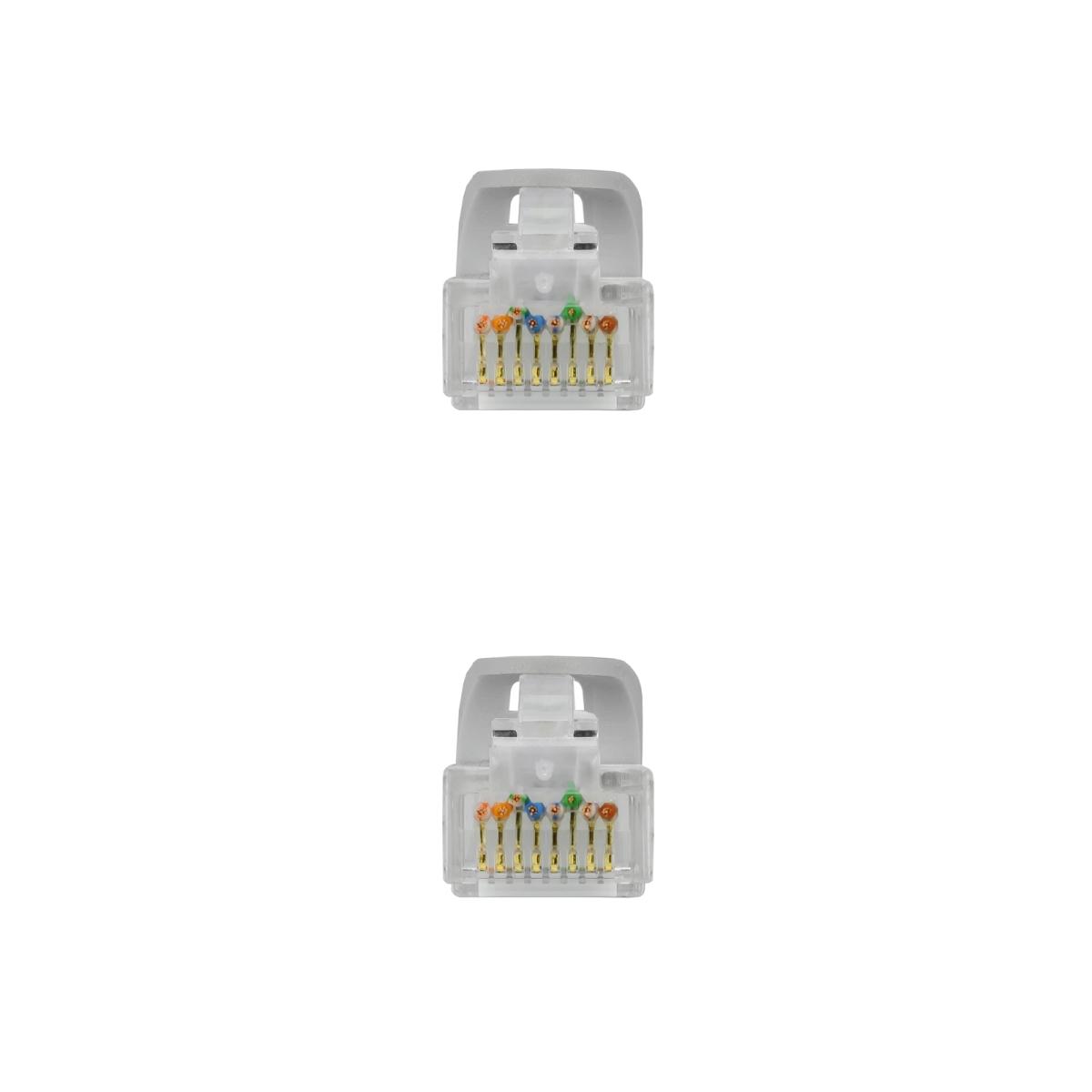 Cavo Patch Cavo Di Rete Nanocable RJ45 LSZH Cat.6a UTP AWG24 3m - Colore Grigio