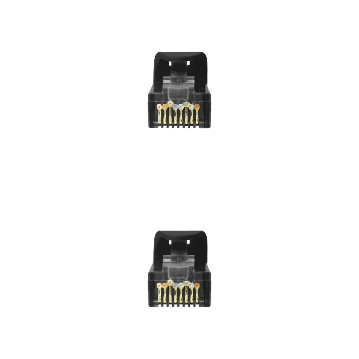 Cavo Patch Cavo Di Rete Nanocable RJ45 LSZH Cat.6a UTP AWG24 3m - Colore Nero