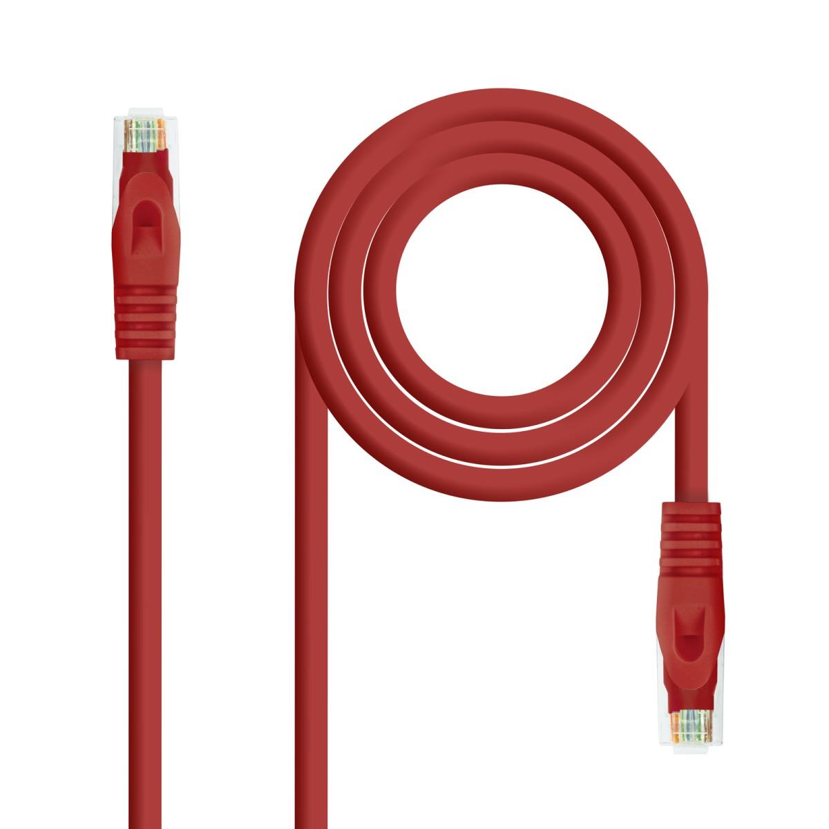Cavo Patch Cavo Di Rete Nanocable RJ45 LSZH Cat.6a UTP AWG24 3m - Colore Rosso