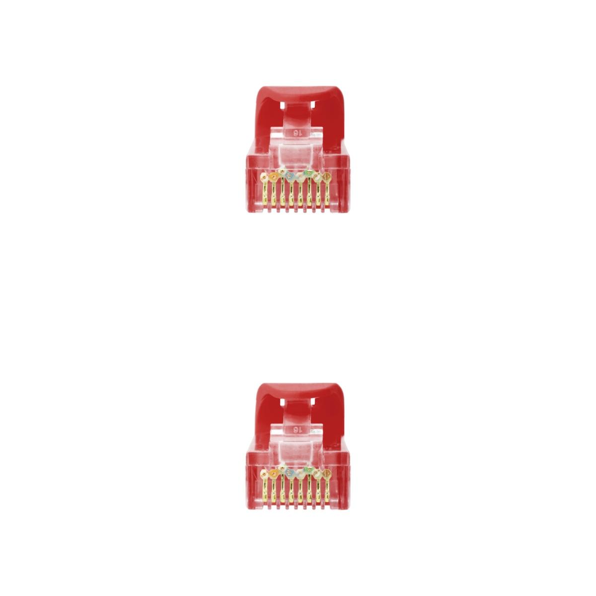 Cavo Patch Cavo Di Rete Nanocable RJ45 LSZH Cat.6a UTP AWG24 3m - Colore Rosso