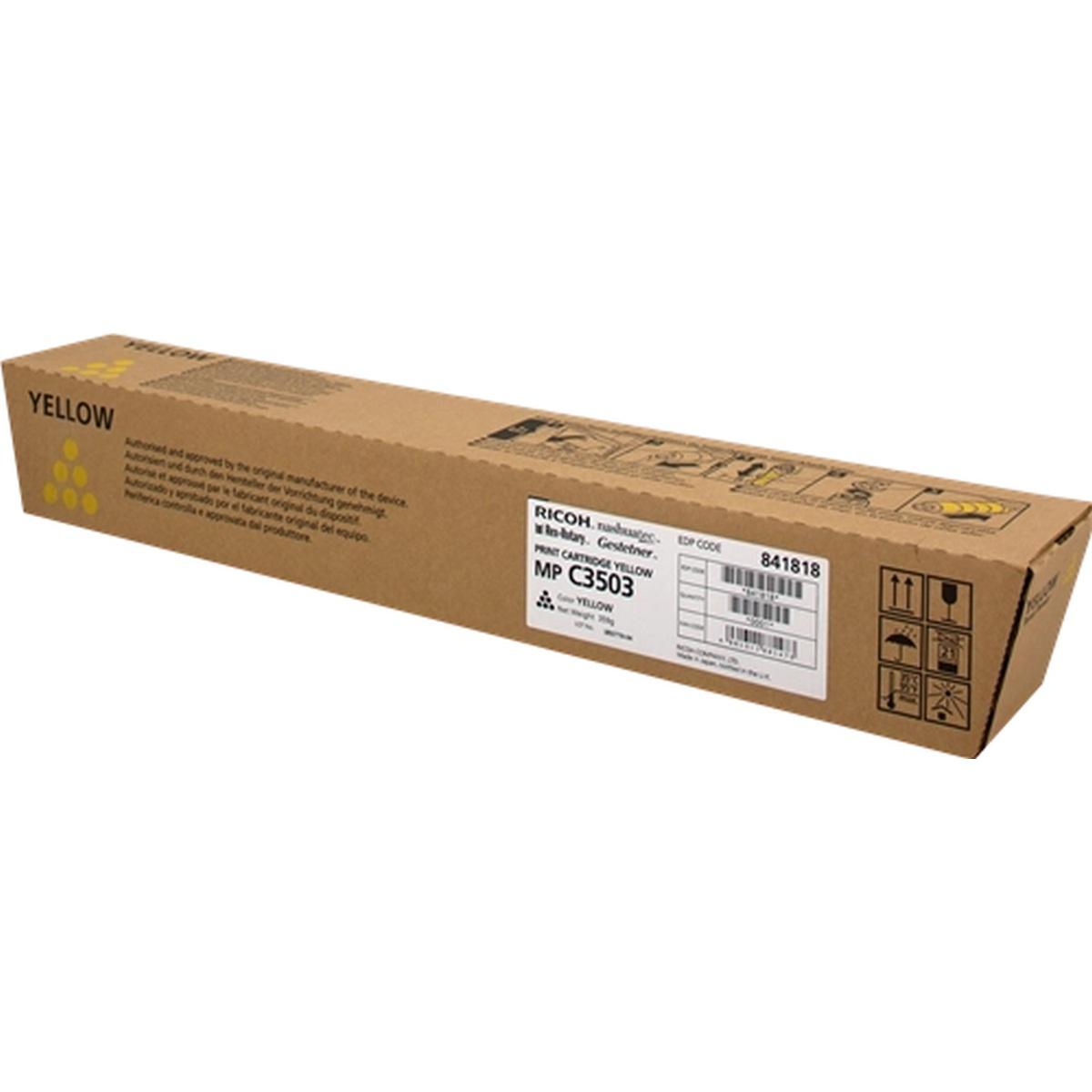 Toner Originale (841818, 841814) RICOH MP C3003 (18K) GIALLO