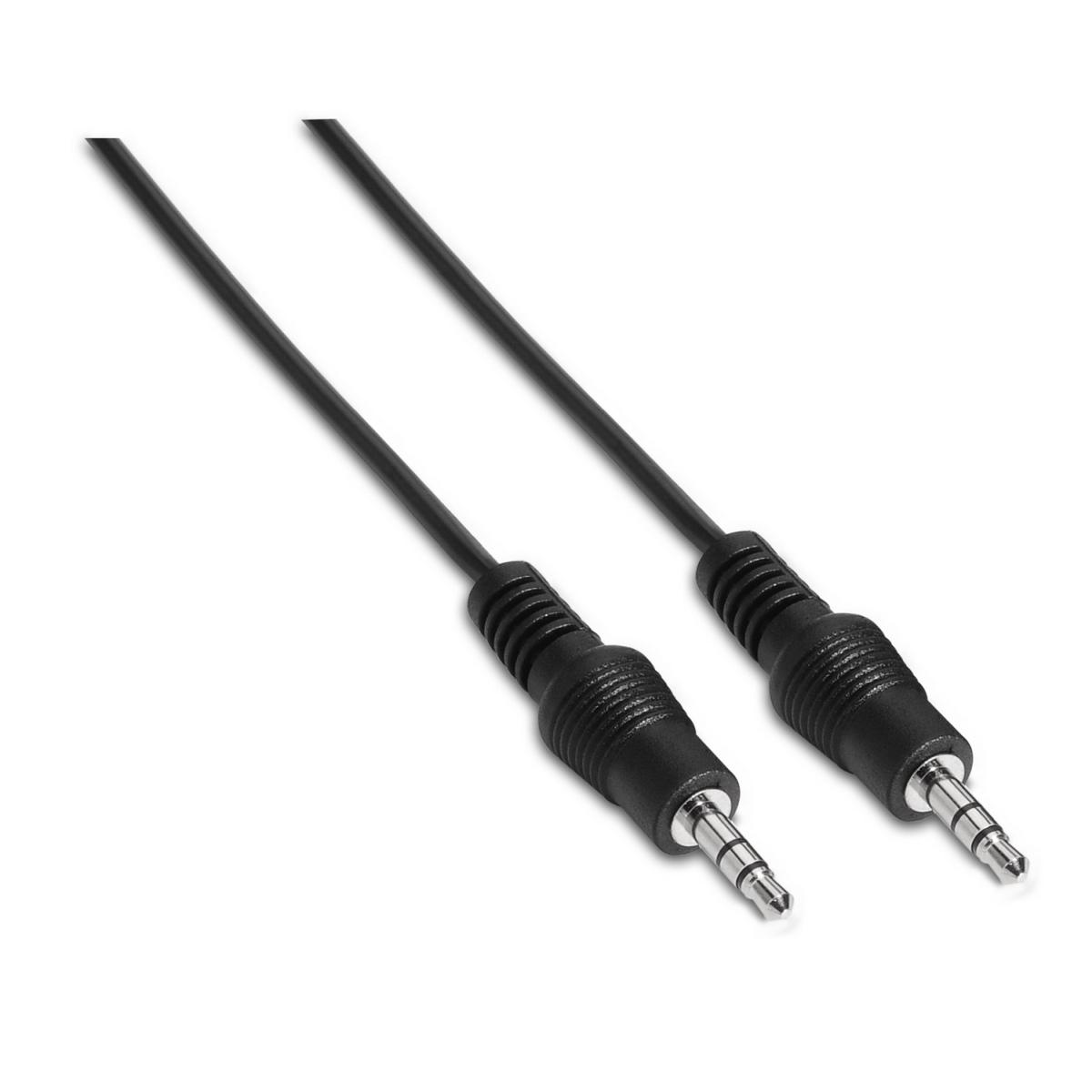 Cavo Audio Stereo Aisens - JACK 3.5/M-JACK 3.5/M - 0.3 m - Colore Nero