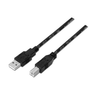 Cavo stampante Aisens USB 2.0 - Tipo A maschio a tipo B maschio - 1,8 m - Colore nero