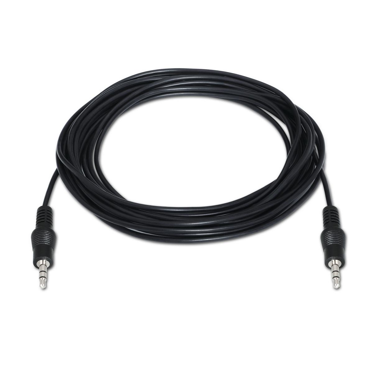 Cavo Audio Stereo Aisens - JACK 3.5/M-JACK 3.5/M - 3.0m - Colore Nero
