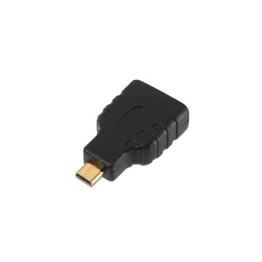 Adattatore Aisens da HDMI a Micro HDMI - A Femmina-HDMI D/Maschio per Tablet o Fotocamera Digitale - Colore Nero