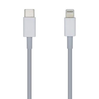 Cavo Aisens da Lightning a USB-C USB 2.0 - Lightning/M-USB-C/M - 1,0 m - Colore Bianco