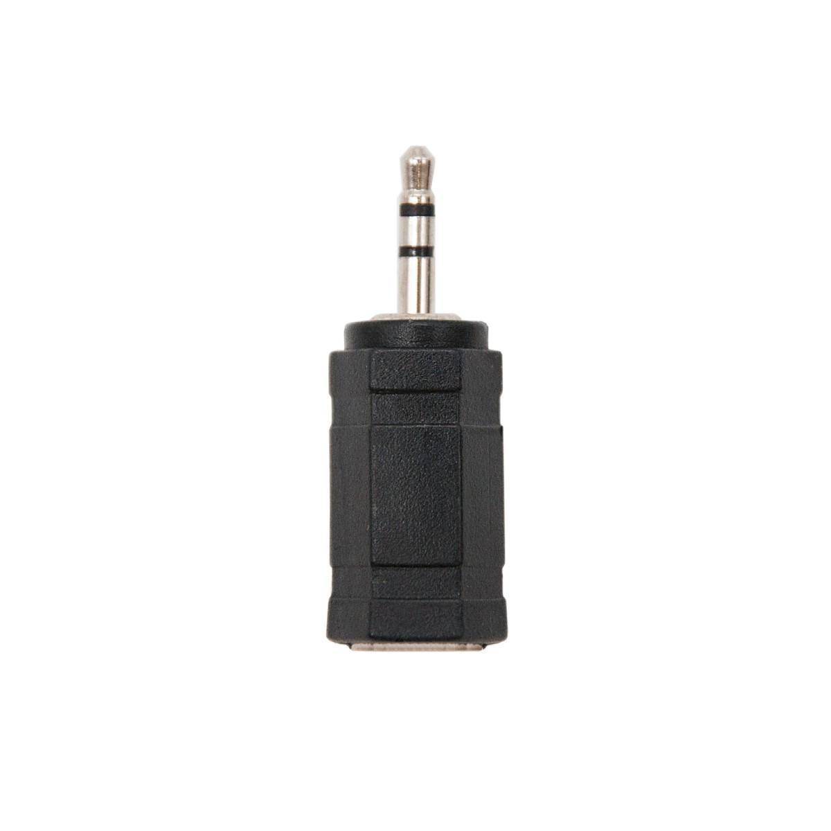 Adattatore audio stereo Nanocable da jack da 2,5 mm femmina a jack da 3,5 mm maschio - colore nero