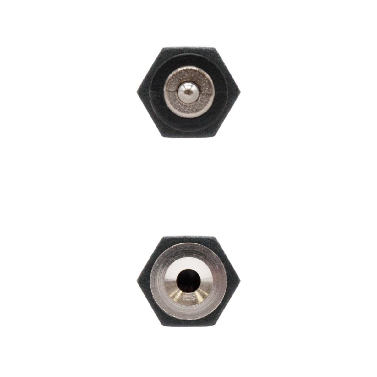 Adattatore audio stereo Nanocable da jack da 2,5 mm femmina a jack da 3,5 mm maschio - colore nero