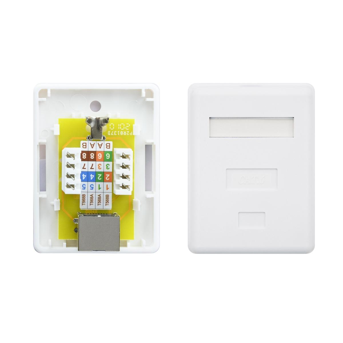 Cassetta esterna Nanocable RJ45 Cat.6 FTP 1 presa
