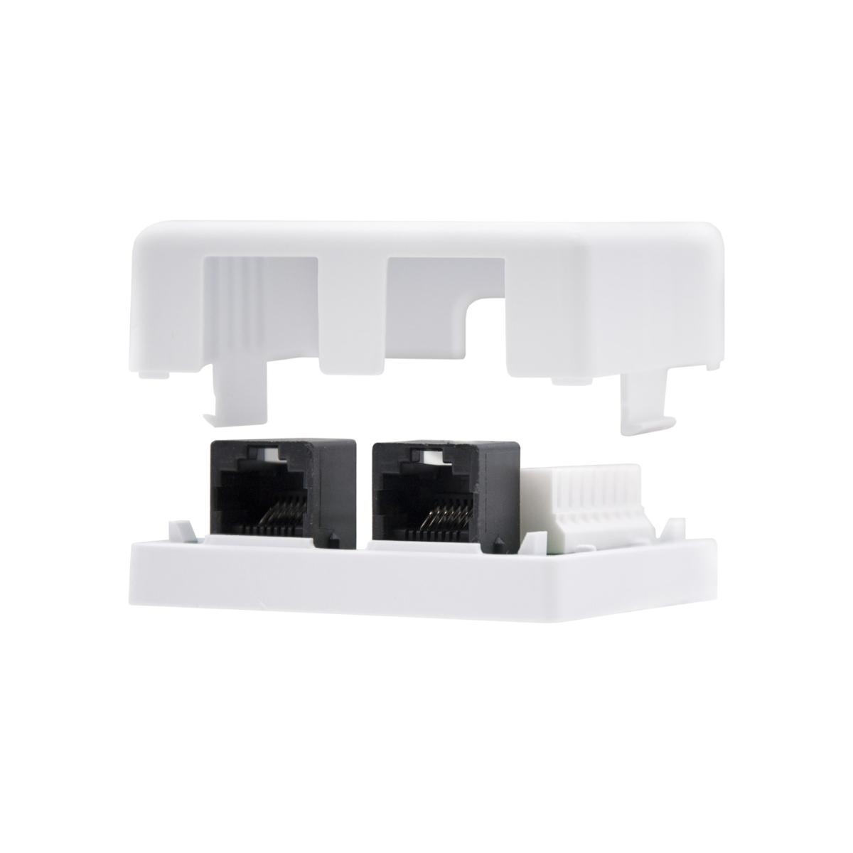 Cassetta esterna Nanocable RJ45 Cat.6 FTP 2 prese