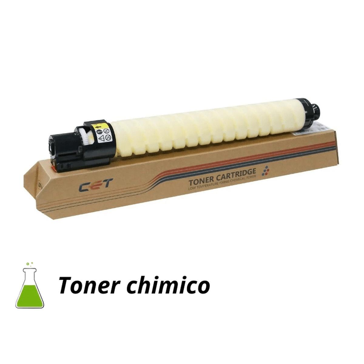 Toner Compatibile CET (841818, 841814) per RICOH MP C3003 (18K) GIALLO