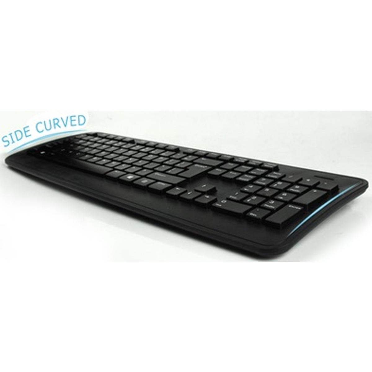 Tastiera Pravix ergonomica slim con cavo USB