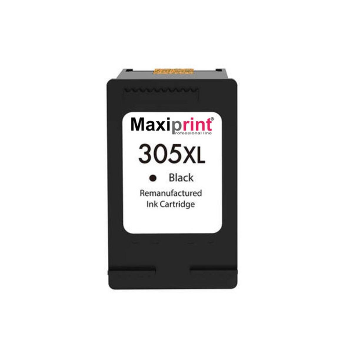 Cartuccia Rigenerata Maxiprint (305XL, 3YM62AE) per HP DeskJet 1210 | NERO XXXL