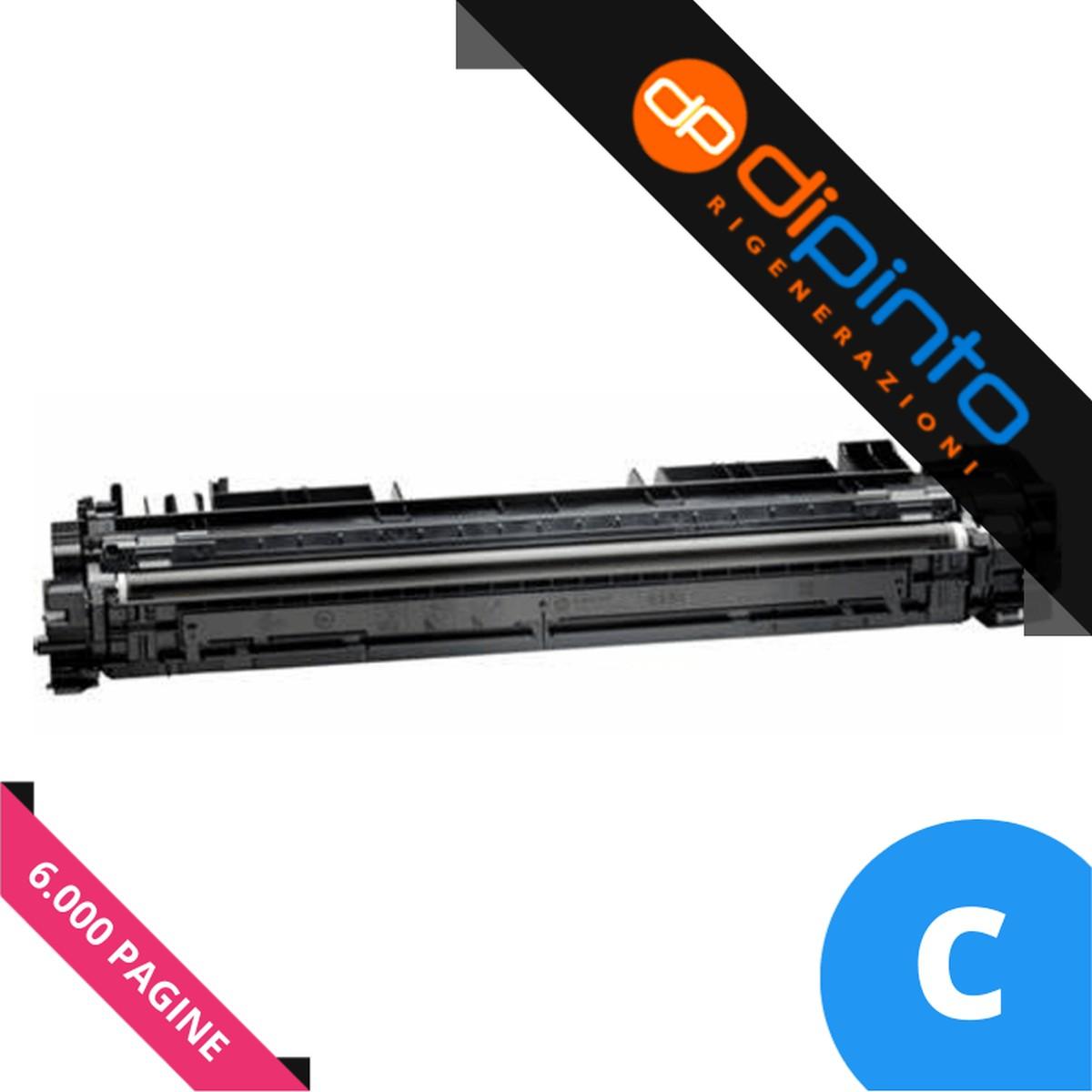 Toner Compatibile (W2001A, 658A) per HP Color LaserJet Enterprise M751dn (6K) CIANO