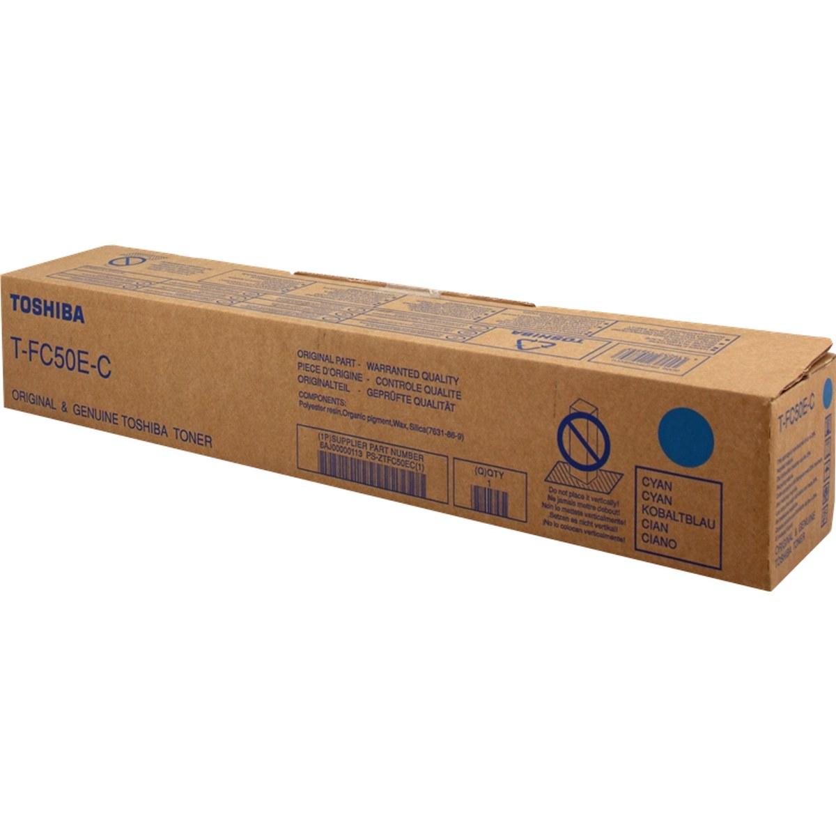 Toner Originale (6AJ00000113, 6AJ00000301, T-FC50EC) TOSHIBA 2555C (33,6K) CIANO