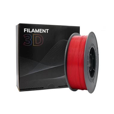 Filamento PLA 3D - Diametro 1,75mm - Bobina 1kg - Colore Rosso