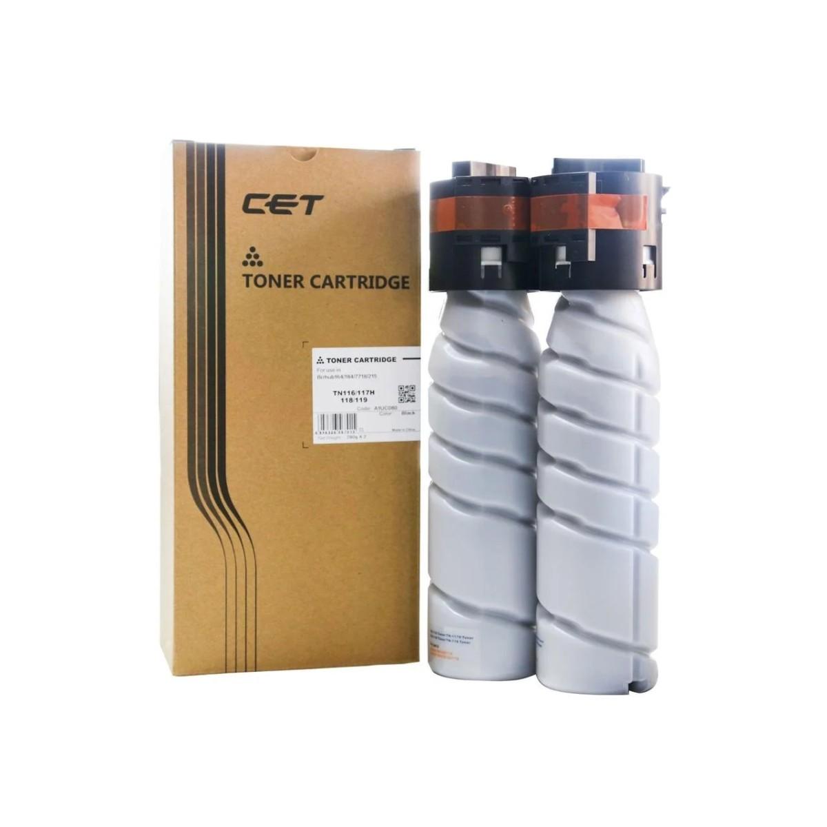 Toner Compatibile CET (TN116, TN117, TN118, TN119) per MINOLTA 164 (2x12K)