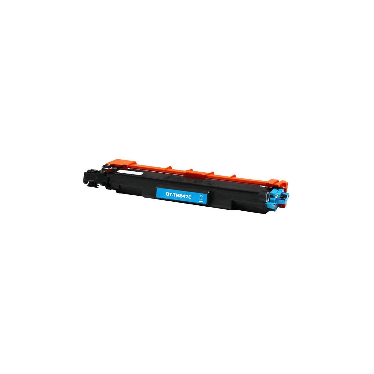 Toner Compatibile (TN-247C) per BROTHER DCP-L3510CDW (2,3K) CIANO