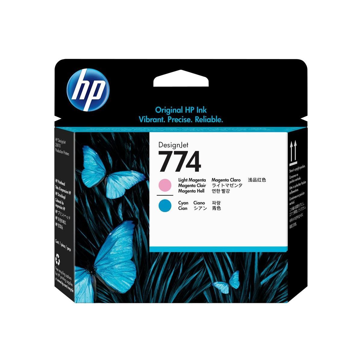 Testine di Stampa Originale (P2V98A, 774) HP Z6610 - Ciano chiaro, Magenta chiaro