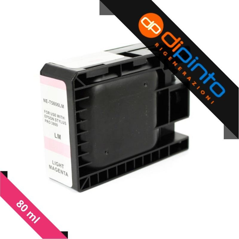 Cartuccia Plotter Compatibile (C13T580600) per Epson Stylus Pro 3800 (80ml) MAGENTA PHOTO