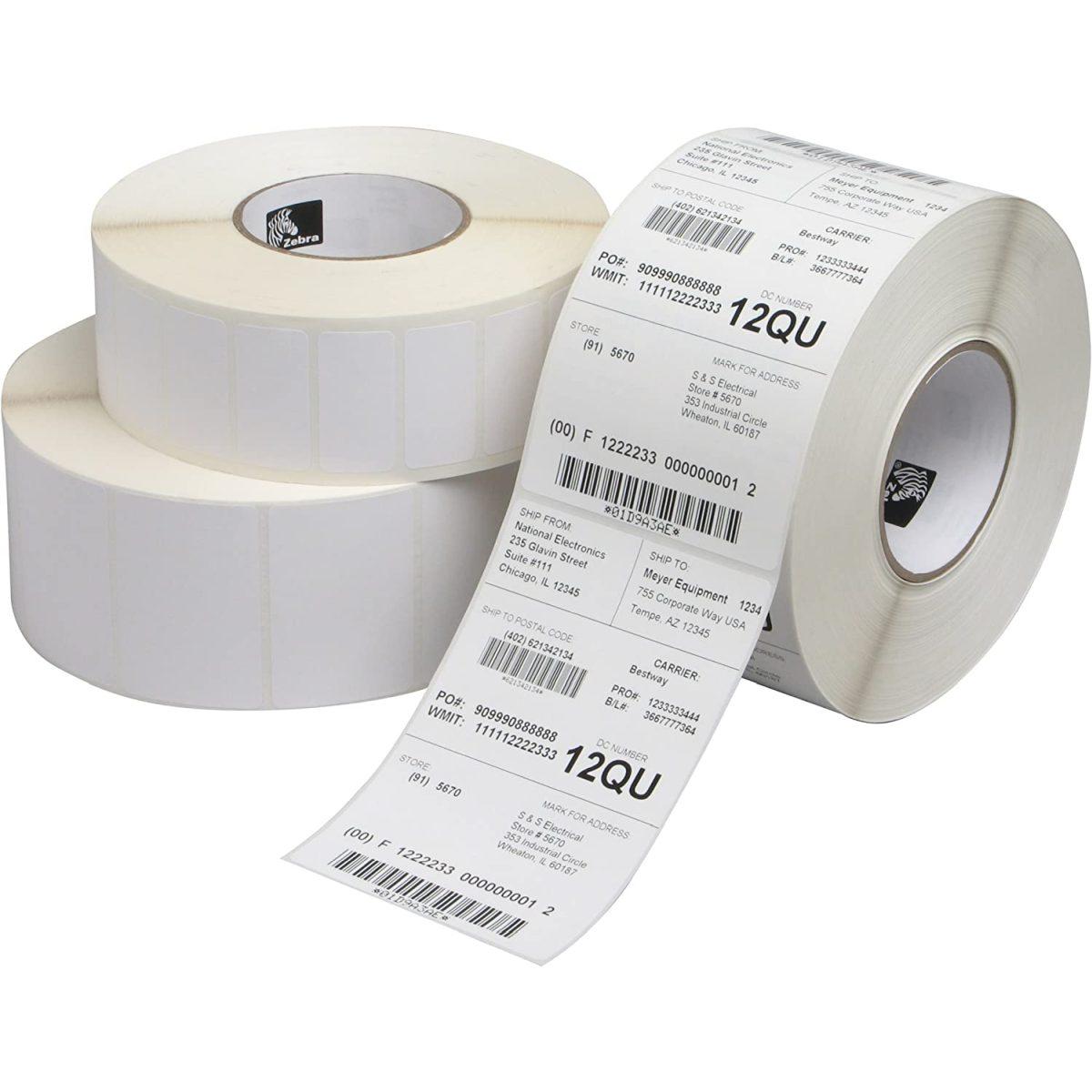 Etichette Orginali ZEBRA Z-Perform 1000T Cf. da 12 152x102 mm - 475pz cod. 800294-605