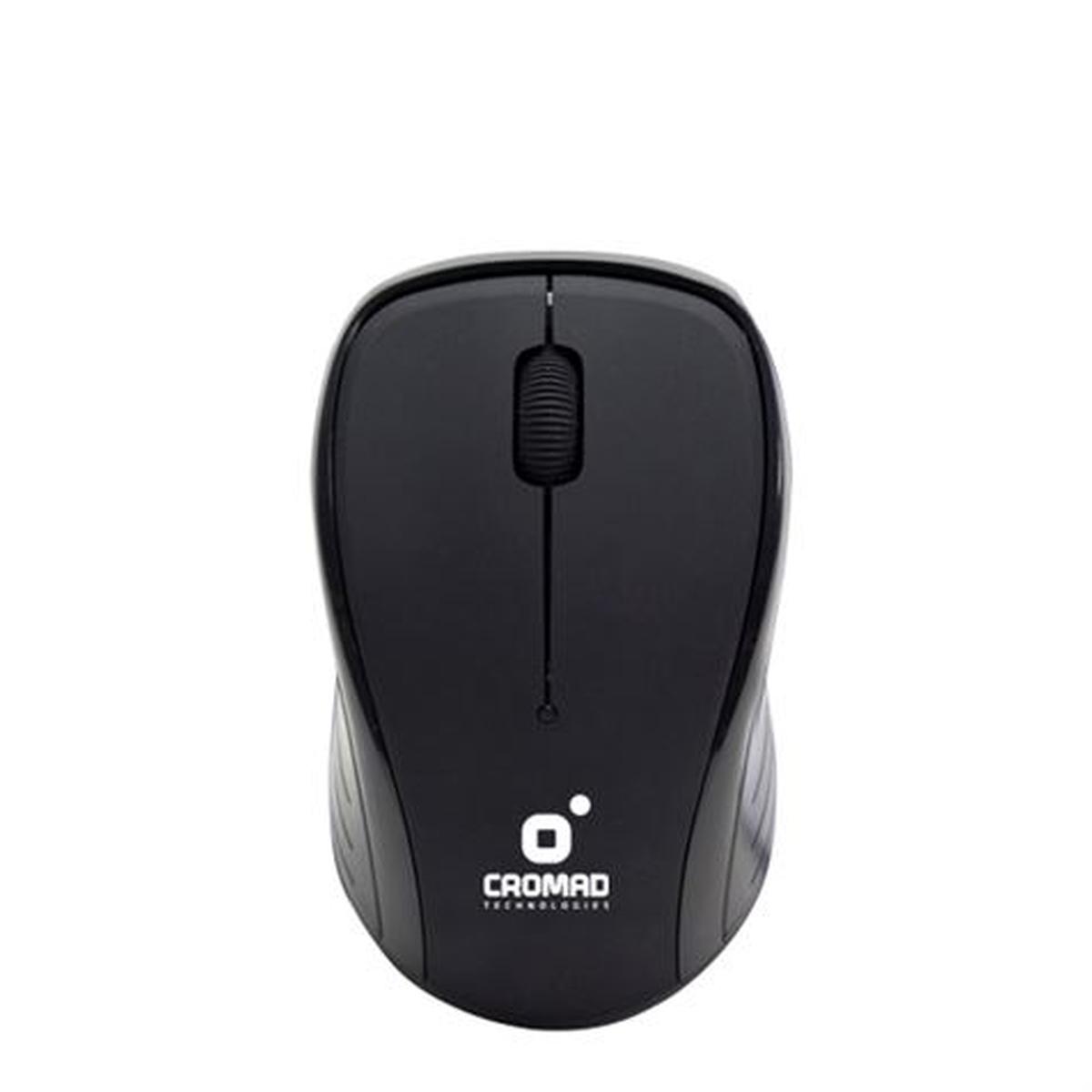 Mouse Wireless USB Cromad iMouse - 3 pulsanti - Uso ambidestro - Nero