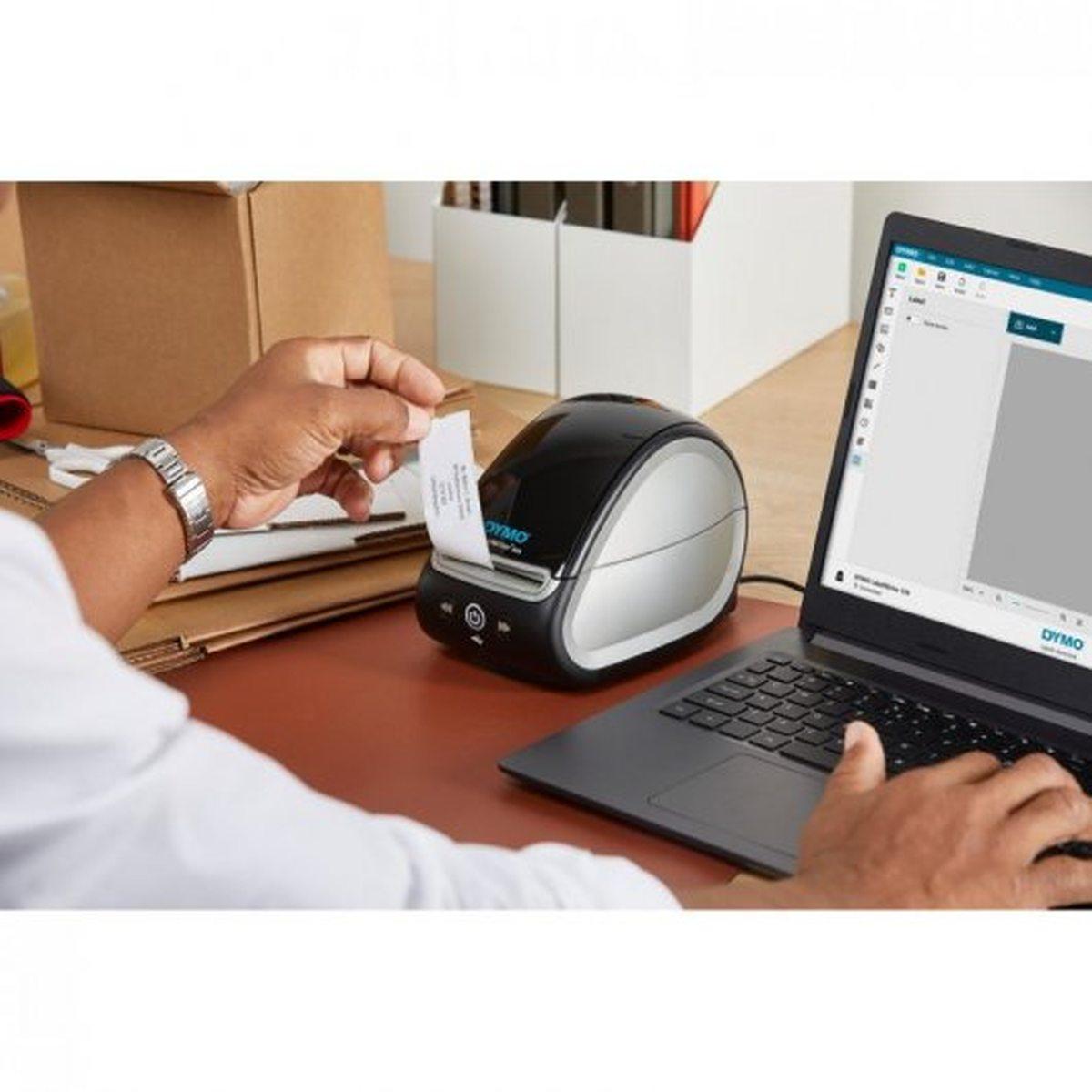 Stampante Termica per Etichette Dymo LabelWriter 550 + 4 rotoli di etichette