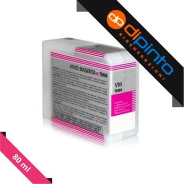 Cartuccia Plotter Compatibile (C13T580A00) per Epson Stylus Pro 3880 (80ml) MAGENTA VIVID
