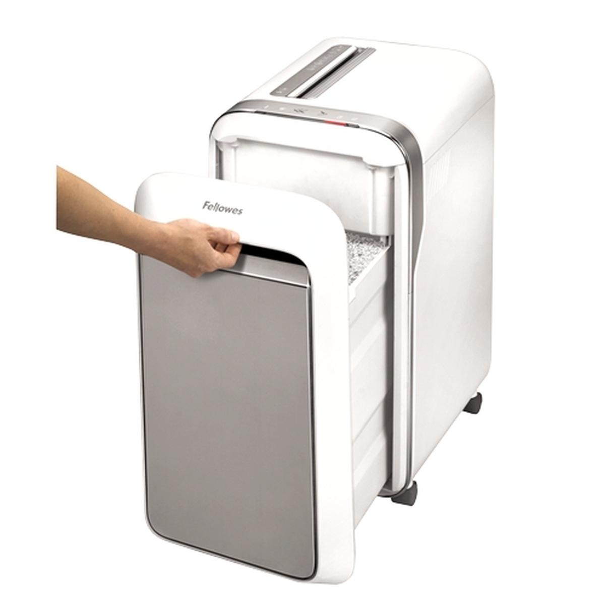 Distruggi documenti manuale Fellowes LX221 Microcut - Distrugge fino a 20 fogli - 30L - Colore bianco
