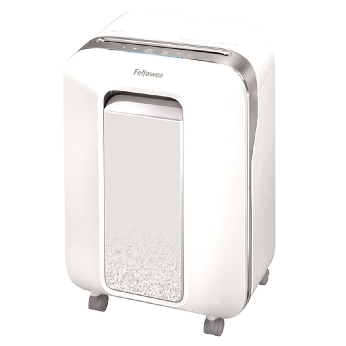 Distruggi documenti manuale Fellowes LX201 Microcut - Distrugge fino a 12 fogli - 22L - Colore bianco