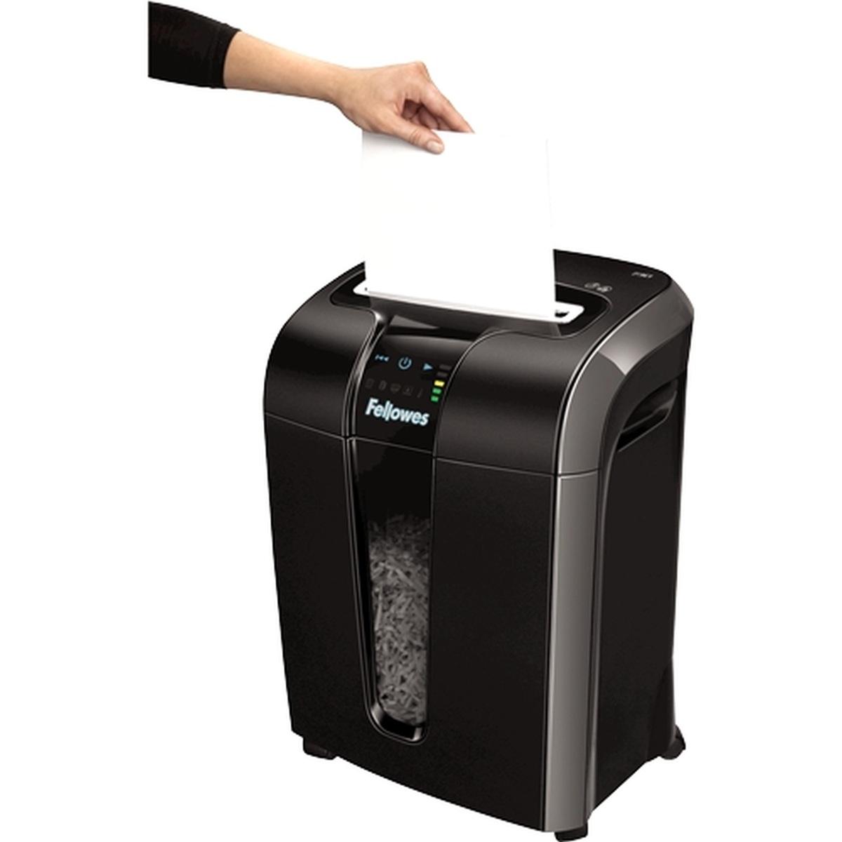 Distruggi documenti manuale a particelle Fellowes 73Ci - Distrugge fino a 12 fogli - 23L
