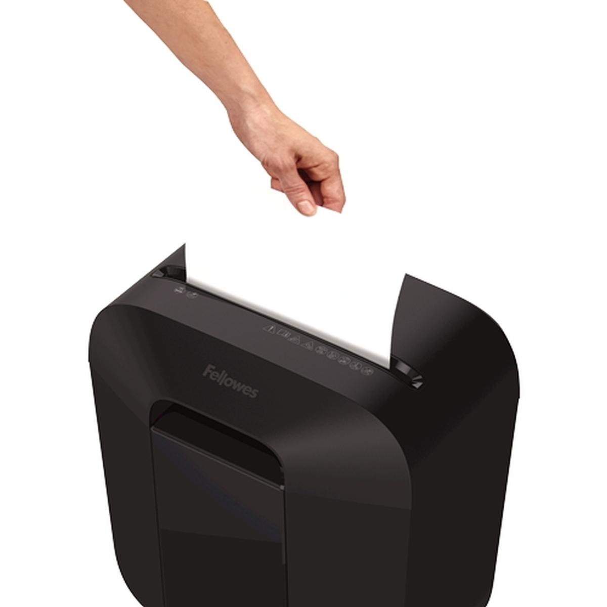 Distruggi documenti manuale Fellowes LX25 con taglio a particelle - Distrugge fino a 6 fogli - 11,5 l