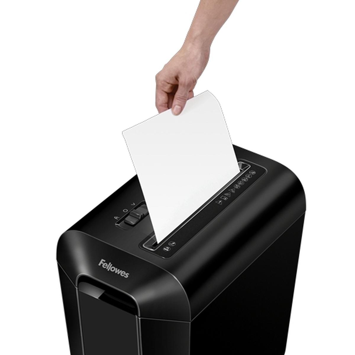 Fellowes LX65 Distruggi documenti manuale con taglio a particelle - Distrugge fino a 10 fogli - 22L
