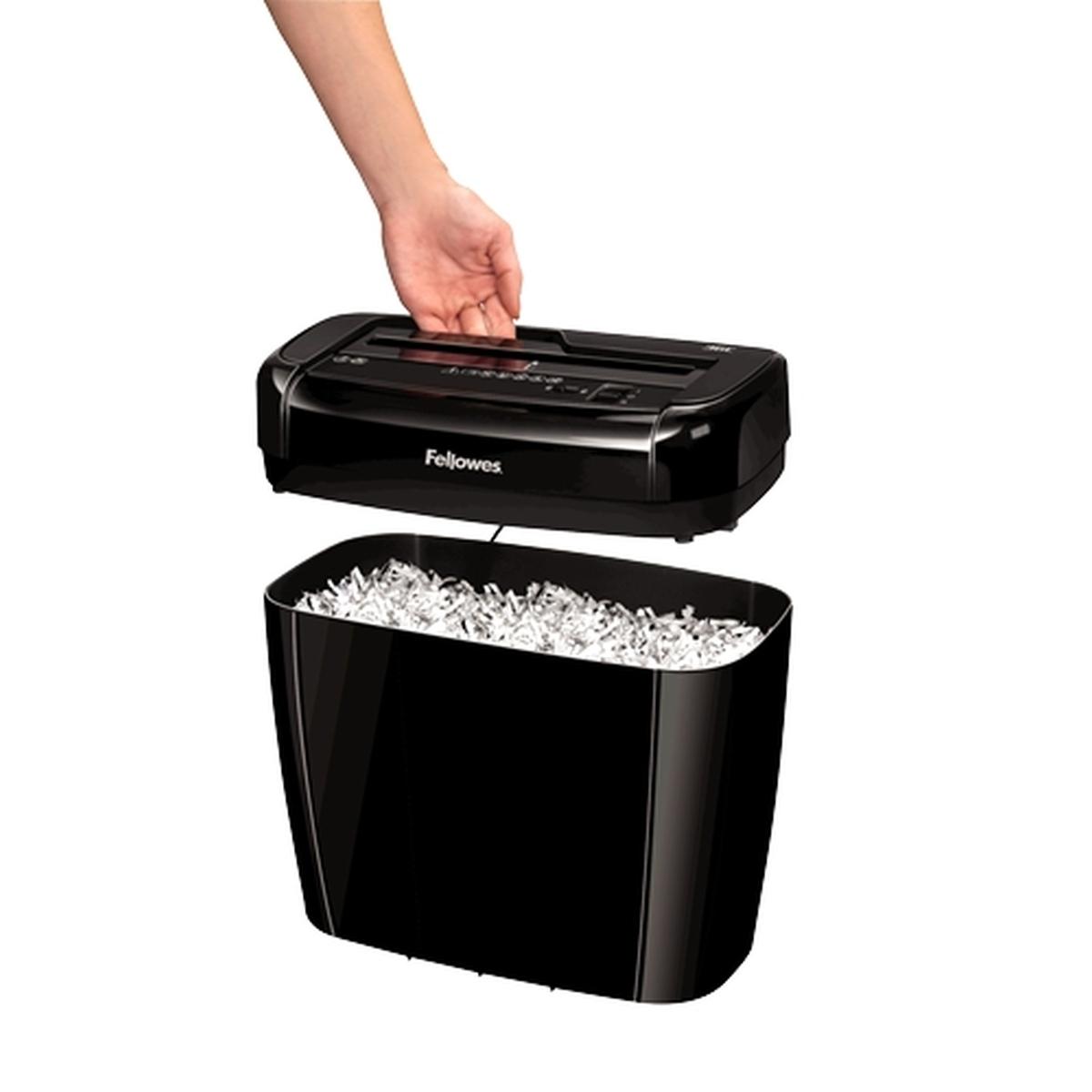 Distruggi documenti manuale Fellowes 36C con taglio a particelle - Distrugge fino a 6 fogli - 12L