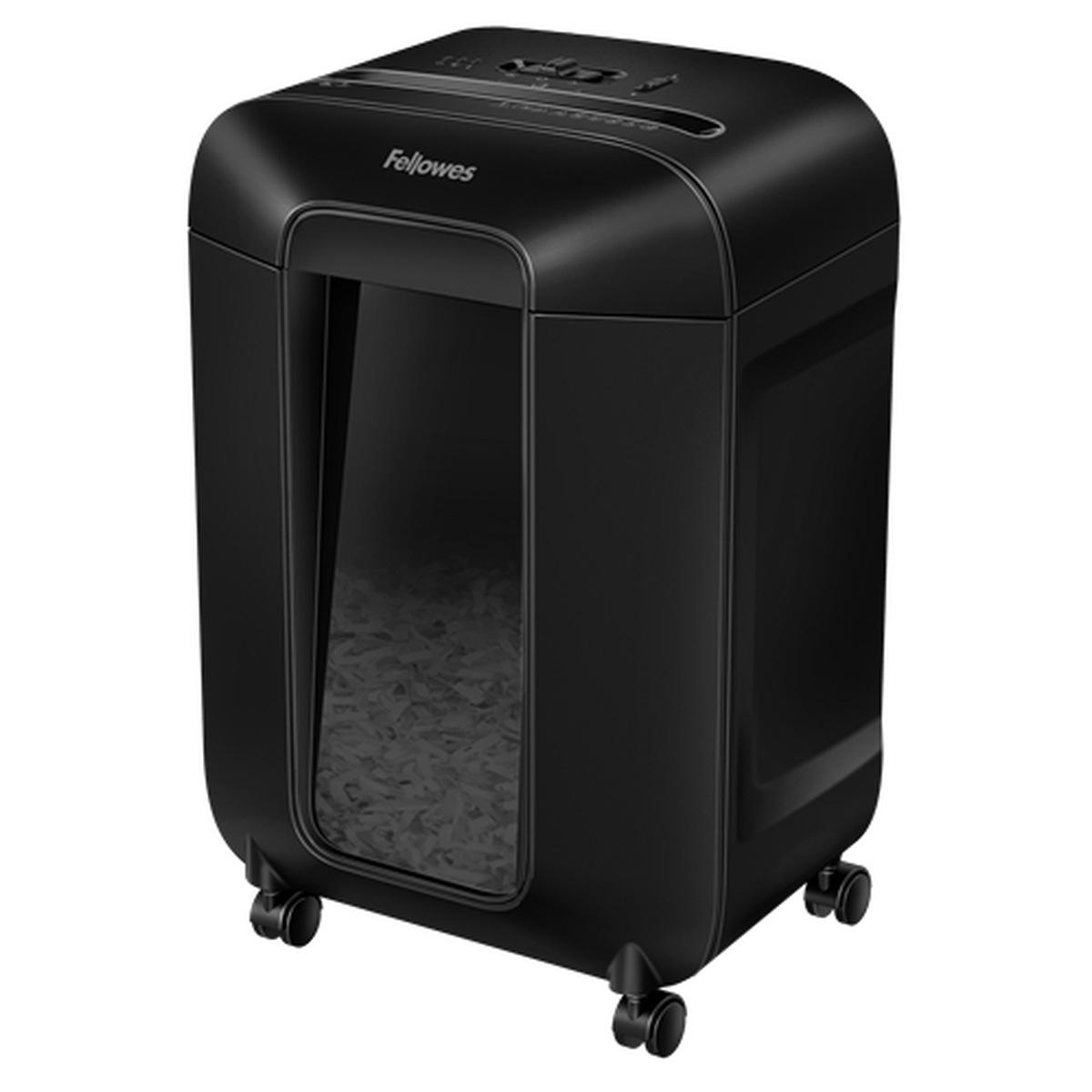 Distruggi documenti manuale Fellowes LX70 con taglio a particelle - Distrugge fino a 11 fogli - 18 litri -nero