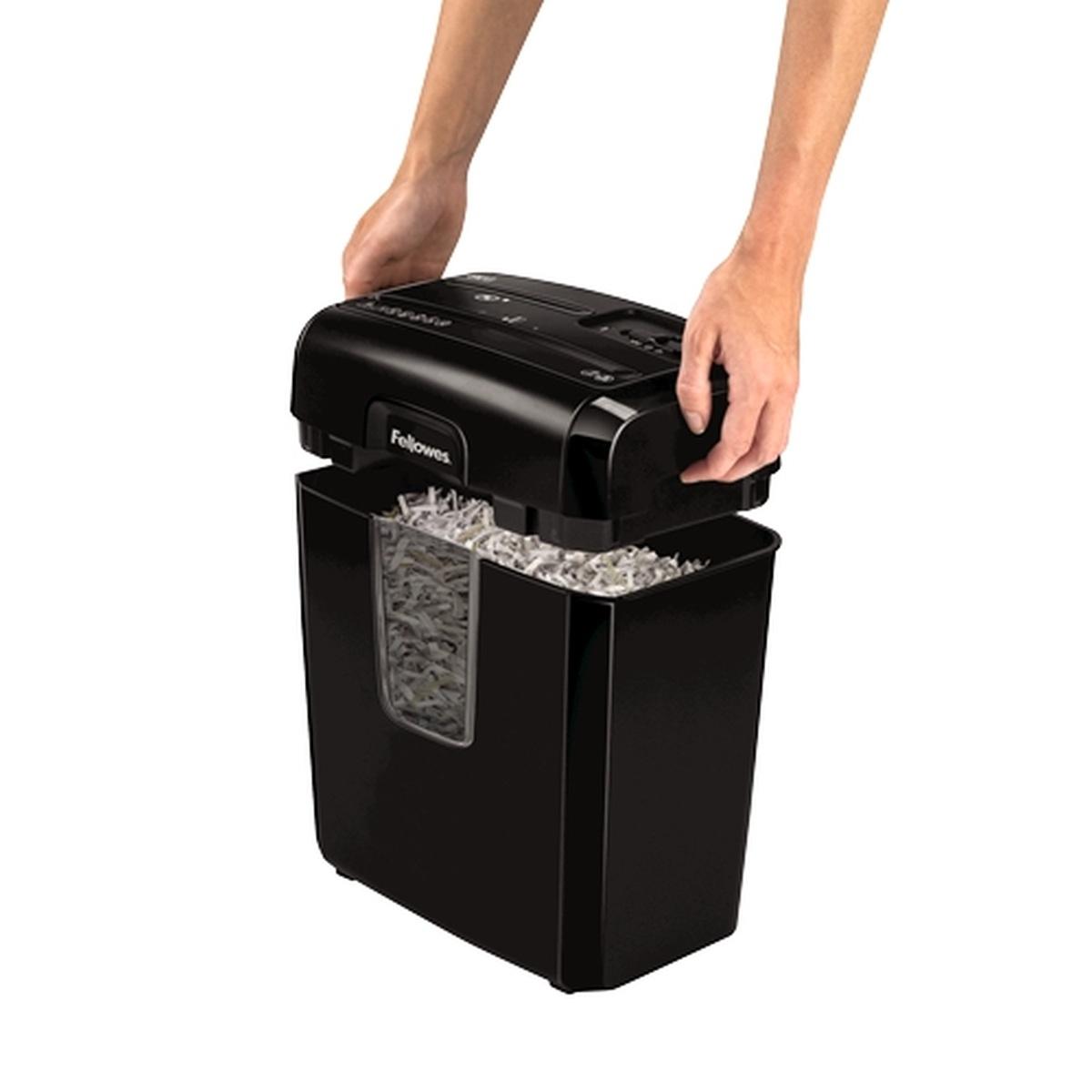 Fellowes Distruggi documenti manuale a particelle 8Cd - Distrugge fino a 8 fogli - 14L